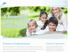 Tablet Screenshot of familydentistrymc.com